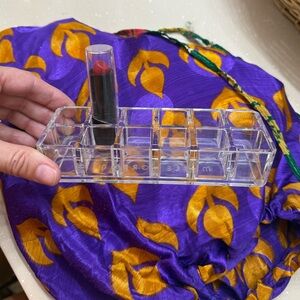 Merle Norman Lucite Lipstick 10 Holder Vanity Accessorie